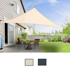 Waterproof Sun Shelter Triangle Sunshade Protection Outdoor Canopy Garden Patio Pool Shade Sail Awning Camping Shade Cloth Large