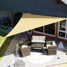 Load image into Gallery viewer, Waterproof Sun Shelter Triangle Sunshade Protection Outdoor Canopy Garden Patio Pool Shade Sail Awning Camping Shade Cloth Large
