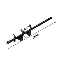Load image into Gallery viewer, Garden Auger Spiral Drill Bit Tool  Flower Planter Bulb Shaft Drill Auger Yard Gardening Bedding Planting Hole Digger Tool
