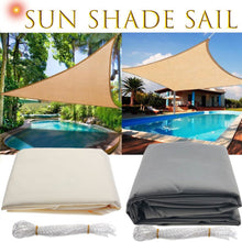 Load image into Gallery viewer, Waterproof Sun Shelter Triangle Sunshade Protection Outdoor Canopy Garden Patio Pool Shade Sail Awning Camping Shade Cloth Large
